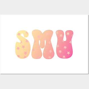 Copy of SMU Muted Ombre Stars Posters and Art